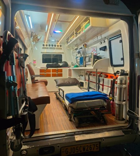 Prem dharam ambulance service road ambulance