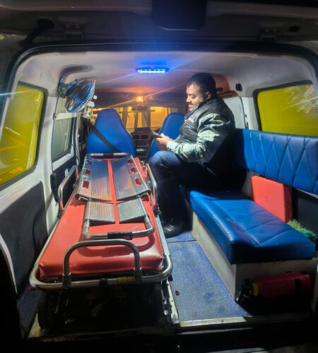 Prem dharam road ambulance image